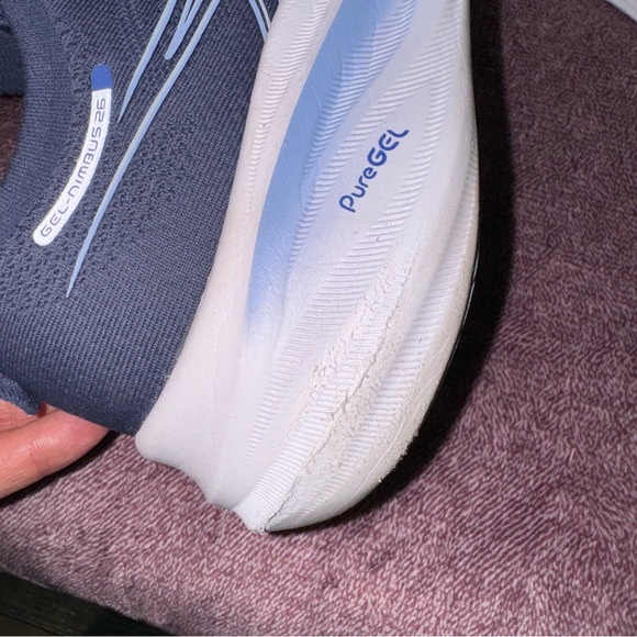 ASICS Nimbus 26 Thunder Blue Sapphire 11 Women’s - Picture 6 of 8